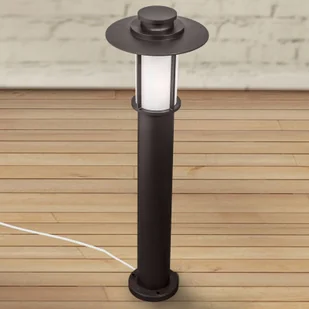 ORION Ciemnobrązowy słupek oświetl. Putri, odlew alumin. - Lampy ogrodowe - miniaturka - grafika 2