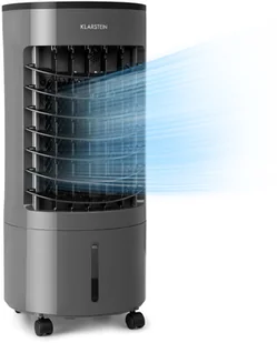 Klarstein Skypillar, chłodnica powietrza 3 w 1, wentylator, nawilżacz powietrza, zbiornik 5 l, pilot zdalnego sterowania, panel dotykowy HTR2-SkypillarB - Klimatory - miniaturka - grafika 11