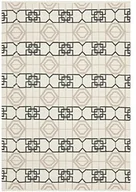 Dywany - Safavieh Jason dywan ponownie przetworzonego tworzywa sztucznego Czarny/beżowy 121 x 182 cm TMF127C-4 - miniaturka - grafika 1