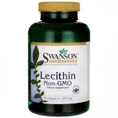 Witaminy i minerały dla sportowców - SWANSON Lecytyna (Lecithin) 1200mg - (90 kap) - miniaturka - grafika 1