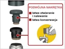 Thermos Termos z kubkiem do warunków ekstremalnych 500 ml stalowy 150072 - Termosy - miniaturka - grafika 9
