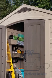 Keter Domek narzędziowy Factor, kremowy, 256,5x182x243 cm - Altany ogrodowe - miniaturka - grafika 41