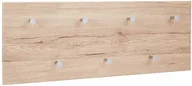 Wieszaki i stojaki - Haku-Möbel HAKU Möbel 42950 garderoba ścienna 80 x 5,5 x 30 cm, dąb San Remo / chrom / nikiel - miniaturka - grafika 1