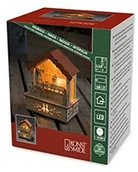 Dekoracje domu - Konstsmide 2821  100 drewna Silhouette "stragan z pomarańczowej dach"/nadaje się do użytku wewnątrz (IP20)/3 ciepłe białe diody LED/zasilana na baterie: 3 X AA 1.5 V (brak w wyposażeniu) 2821-100 - miniaturka - grafika 1