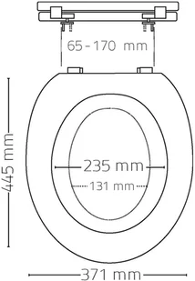 Ridder Deska sedesowa Generation z cichym zamykaniem, biała, 2119101 - Deski sedesowe - miniaturka - grafika 8