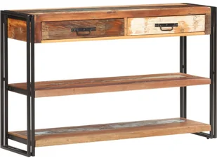 vidaXL Szafka, 120x30x75 cm, lite drewno z odzysku 321804 - Szafki do salonu - miniaturka - grafika 11