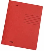 Teczki i skoroszyty - FALKEN Skoroszyt kartonowy Falken Intensivfarben 25 szt. A4 czerwony z metalową listwą, dokumenty wpinane od góry lub od dołu. Wyprodukowano w Niemczech Certyfikat Błękitny Anioł 11287521 - miniaturka - grafika 1