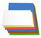 Noże kuchenne - Hygiplas Deska do krojenia hygi Plas j036 bardzo grube wysoka gęstość, niebieski J036 - miniaturka - grafika 1