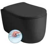 Miski WC - Kerasan NOLITA czarna matowa 531431 - miniaturka - grafika 1