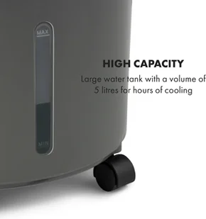 Klarstein Skypillar, chłodnica powietrza 3 w 1, wentylator, nawilżacz powietrza, zbiornik 5 l, pilot zdalnego sterowania, panel dotykowy HTR2-SkypillarB - Klimatory - miniaturka - grafika 15