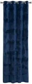 Zasłony - Uniglob Zasłona VELVET granatowa 140 cm x 260 cm - miniaturka - grafika 1