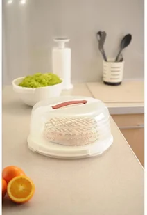 Curver Pojemnik na ciasto jasnoróżowy, 34,7x15,6 cm - Pojemniki kuchenne - miniaturka - grafika 7