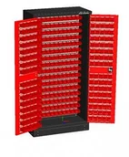 Skrzynki i torby narzędziowe - FastService Szafa warsztatowa z 381 pojemnikami 412E-50138 - miniaturka - grafika 1