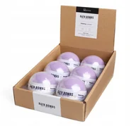 Kosmetyki do kąpieli - Musująca Kula Do Kapieli Lawenda Duża 250g relaks - miniaturka - grafika 1