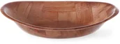 Miski i półmiski - Hendi Miska drewniana kuchenna owalna 200x140mm 425503 - miniaturka - grafika 1