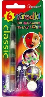 Titanum Kredki do malowania twarzy i ciała 6 kolorów - Zabawki kreatywne - miniaturka - grafika 3