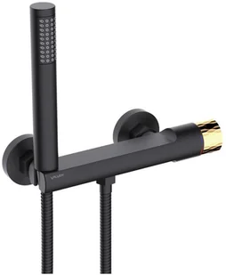 Valvex Bateria prysznicowa czarno-złota Click On - Baterie wannowe i prysznicowe - miniaturka - grafika 2