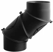 Kominy i akcesoria - Darco Kolano nastawne fi 130/UNI - miniaturka - grafika 1