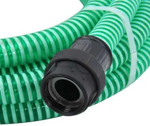 vidaXL Wąż ssący ze złączami z PVC 7 m 22 mm zielony 151071 - Węże ogrodowe i zraszacze - miniaturka - grafika 5
