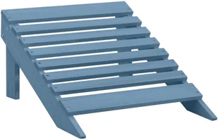 vidaXL Krzesło ogrodowe Adirondack z podnóżkiem, jodłowe, niebieskie! 315865 - Fotele i krzesła ogrodowe - miniaturka - grafika 7