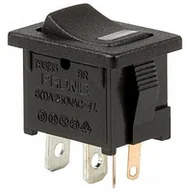 Podzespoły elektroniczne - Velleman Włącznik tablicowy kołyskowy POWER ROCKER SWITCH 5A-250V SPST ON-OFF - WITH RED LED R1933EN - miniaturka - grafika 1