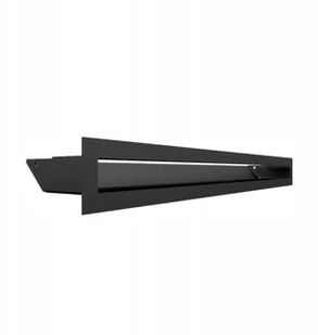 Kratki.pl kratka wentylacyjna luft 60x600 mm - kolor czarny LUFT/6/60/C - Akcesoria kominkowe - miniaturka - grafika 3