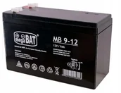 Baterie do zasilaczy awaryjnych UPS - Akumulator bezobsługowy Mpl Power Elektro Mb 9-12 - miniaturka - grafika 1