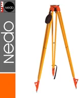 Sprzęt geodezyjny - Nedo Statyw drewniany ciężki nogi nierozsuwane 1,53m 200511 - miniaturka - grafika 1