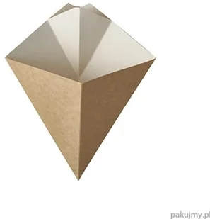 PAPSTAR GmbH Torebki na frytki z DIP-em 19,5*16,5 100g (50 sztuk) (1 karton=10 opakowań) 86778 - Naczynia i sztućce jednorazowe - miniaturka - grafika 2