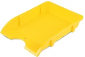Półki na dokumenty - Donau Szufladka na biurko niełamliwa, PP, A4, żółty 7455001PL-11 - miniaturka - grafika 1