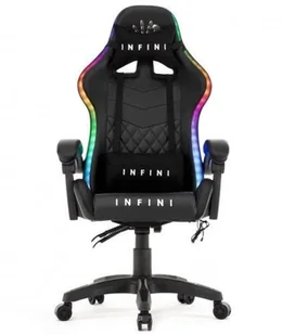 Zenga.pl Fotel Gamingowy Gracza Infini RGB LED INFINI LED - Fotele gamingowe - miniaturka - grafika 2