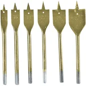 Wiertła - Silverline DS32 titanbeschichtete wierteł płaskich, 6-częściowy komplet 10  32 MM DS32 - miniaturka - grafika 1