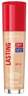 Rimmel LASTING FINISH 25 SERUM PODKŁAD DO TWARZY 070 30ML - Podkłady do twarzy - miniaturka - grafika 2