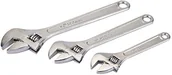 Klucze i nasadki - Silverline Silver Line wr03 klucz nastawny, 3-częściowy komplet 150, 200 i 250 MM WR03 - miniaturka - grafika 1
