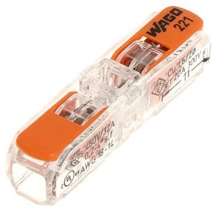 Wago Szybkozłączka przelotowa uniwersalna 2 x 0,2-4 mm2 z dźwigniami zwalniającymi 221-2411 221-2411 - Inne akcesoria elektryczne - miniaturka - grafika 2