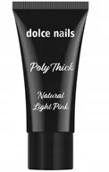 Żele do paznokci - Dolce Nails Poly Thick Light Pink 30g Akrylożel - miniaturka - grafika 1