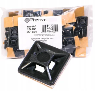 uchwyt samoprzylepny do kabli 19x19 opaska 100szt - Inne mocowania - miniaturka - grafika 5