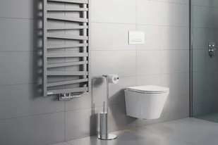 Excellent Grzejnik lazienkowy Italic 95 szary metalik GREX.IT95.GR - Grzejniki łazienkowe - miniaturka - grafika 2