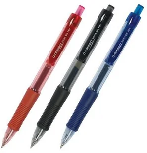 Q-CONNECT Długopis automatyczny żelowy 0,5mm (linia), niebieski KF00382 - Długopisy - miniaturka - grafika 3