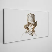 Obrazy i zdjęcia - PL Coloray Obraz Canvas Rysunek Dziecko Chłopiec 140x70cm - miniaturka - grafika 1