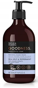Baylis & Harding Goodness Sea Kelp & Peppermint Hand Wash 500ml - Mydło do rąk 500 ml - Mydła - miniaturka - grafika 2