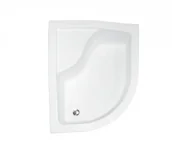 Brodziki prysznicowe - BESCO MAxI 100 P 100x80 BAM-100-NP - miniaturka - grafika 1