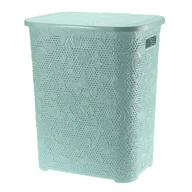 Kosze na bieliznę - Galicja Kosz na ubrania 55L miętowy - miniaturka - grafika 1