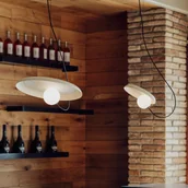 Lampy sufitowe - Milan Iluminación Wire lampa wisząca 24 cm kolor norki - miniaturka - grafika 1