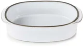 Miski i półmiski - Revol Miska do zapiekania Caractere biała 16x11 cm - miniaturka - grafika 1