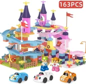 Klocki - Kids null Mój pierwszy zamek z klocków kompatybilny z Duploed Marble Run Slide City Blocks figurki - miniaturka - grafika 1