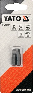 YATO BITY 1/4""""X25 MM 6MM 2 SZT YT-77893  YT-77893 - Bity - miniaturka - grafika 2