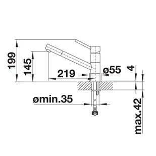 Blanco KANO 521502 chrom - Baterie kuchenne - miniaturka - grafika 3