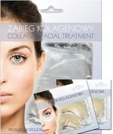 Zestawy kosmetyków damskich - BeautyFace ZESTAW ODMŁADZAJĄCO ODŻYWCZA MASKA KOLAGENOWA Z DIAMENTAMI I DROBINKAMI SREBRA + 2 KOMPLETY PŁATKÓW ZE ZŁOTEM I DIAMENTAMI 836B-47963 - miniaturka - grafika 1