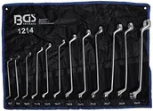 Klucze i nasadki - BGS 1214 zestaw kluczy oczkowych dwustronnych, 6 x 7-30 x 32 mm, 12 elementów 1214 - miniaturka - grafika 1
